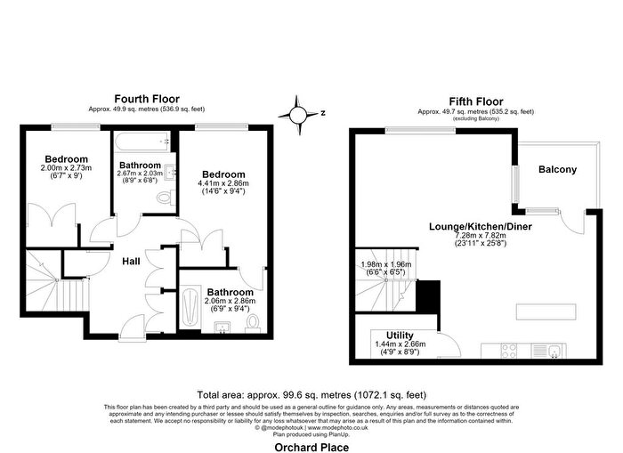 2 Bedroom Flat To Rent In Orchard Place, E14