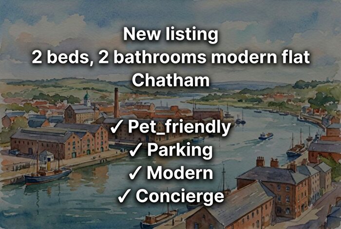 2 Bedroom Flat To Rent In Dock Road, Chatham, ME4