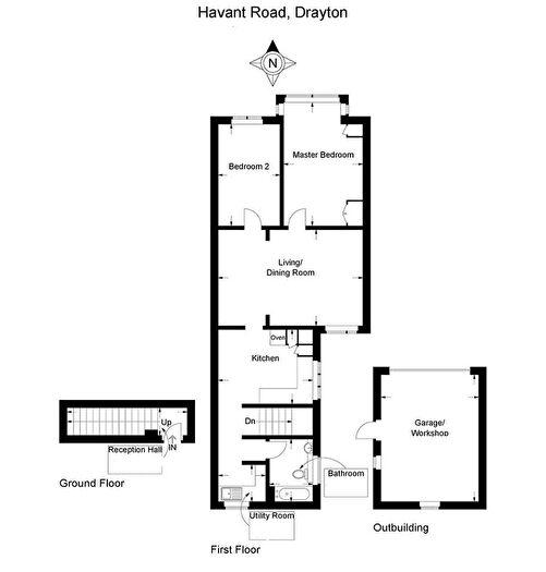 2 Bedroom Flat For Sale In Flat A, Havant Road, Drayton, Portsmouth, PO6