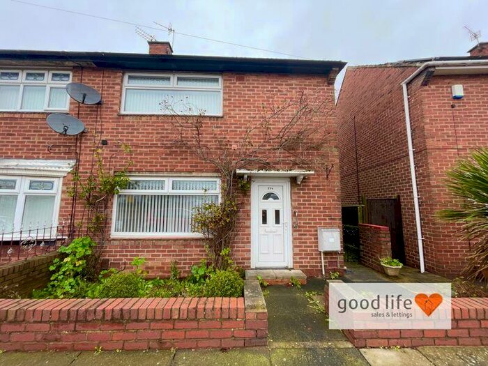2 Bedroom Semi-Detached House To Rent In Gleneagles Road, Grindon, Sunderland, SR4