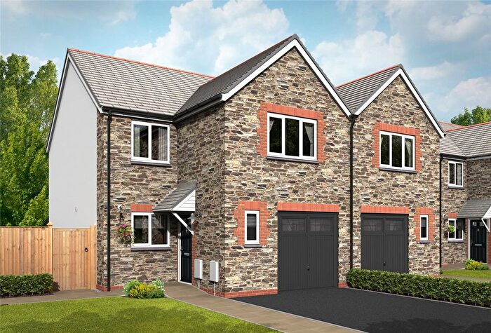 4 Bedroom Semi Detached House For Sale In Higher Trewhiddle, Truro Road, St. Austell, Cornwall, PL25