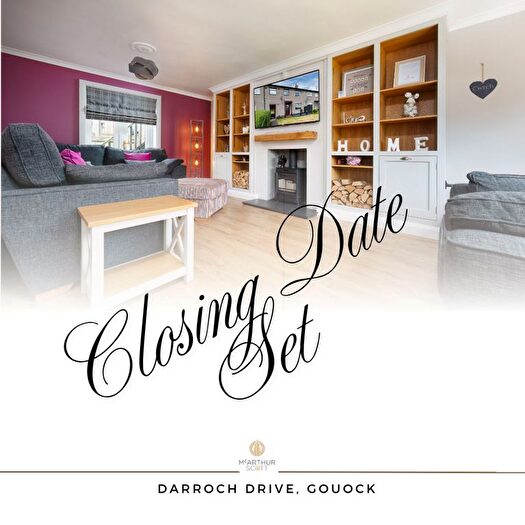 3 Bedroom Terraced House For Sale In Darroch Drive, Gourock, PA19