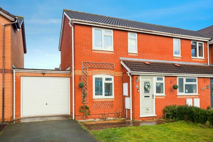 2 Bedroom Semi-Detached House For Sale In Meadow Drive, Gobowen, Oswestry, Shropshire, SY11