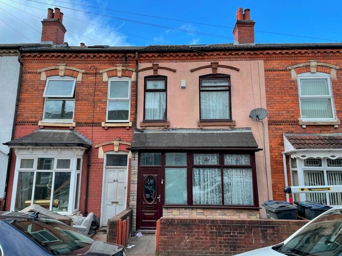 4 Bedroom Terraced House To Rent In Ellesmere Road, Birmingham, West Midlands, B8