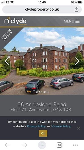 3 Bedroom Flat To Rent In Anniesland Road, Glasgow, G13