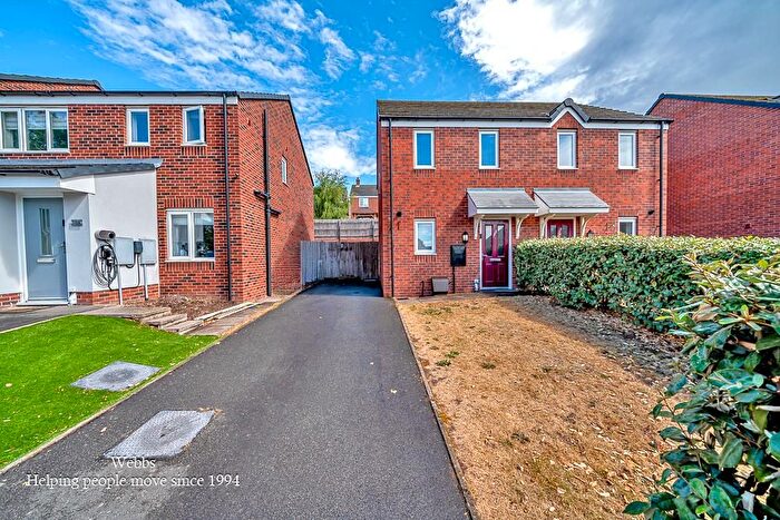 2 Bedroom Semi-detached House For Sale In Winding House Drive, Hednesford, Cannock, WS12