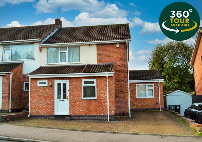 3 Bedroom Semi-Detached House To Rent In Rosemead Drive, Oadby, Leicester, LE2