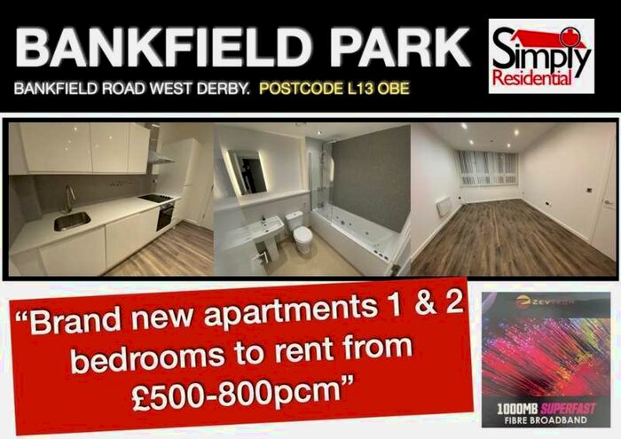 1 Bedroom Apartment To Rent In 112 Bankfield Park 52 Bankfield Road West Derby Liverpool, L13