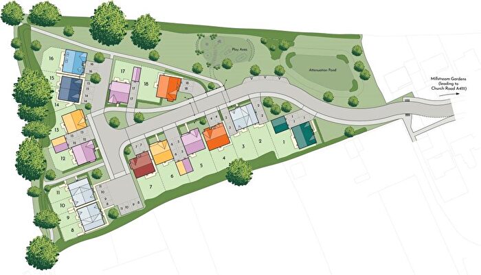 2 Bedroom Semi Detached House For Sale In Plot, The Parry, St Mary's Meadow, Eardisley, Hereford, Herefordshire, County, HR3