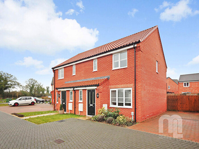 3 Bedroom Semi Detached House To Rent In Fletcher Grove, Wymondham, Norfolk, NR18