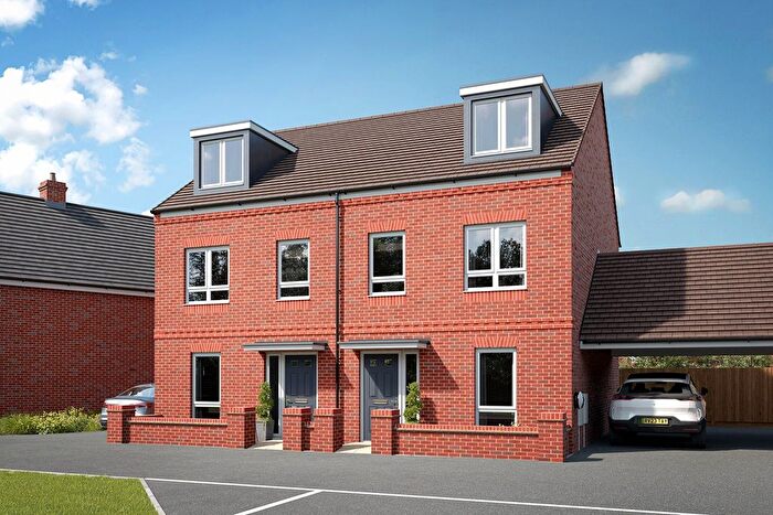 3 Bedroom Semi Detached House For Sale In "The Owlton - Plot " At Abbey Lane, Evesham, WR11