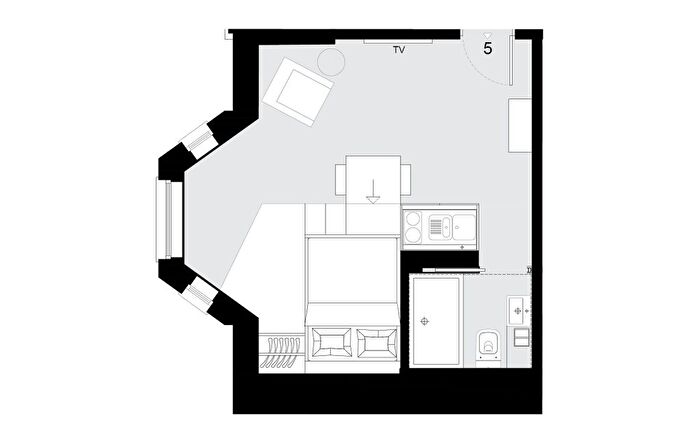 Studio To Rent In Dennington Park Road, London, NW6
