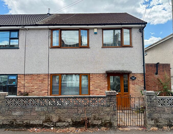 3 Bedroom Semi-Detached House For Sale In Alexander Place, Abercanaid, Merthyr Tydfil, CF48