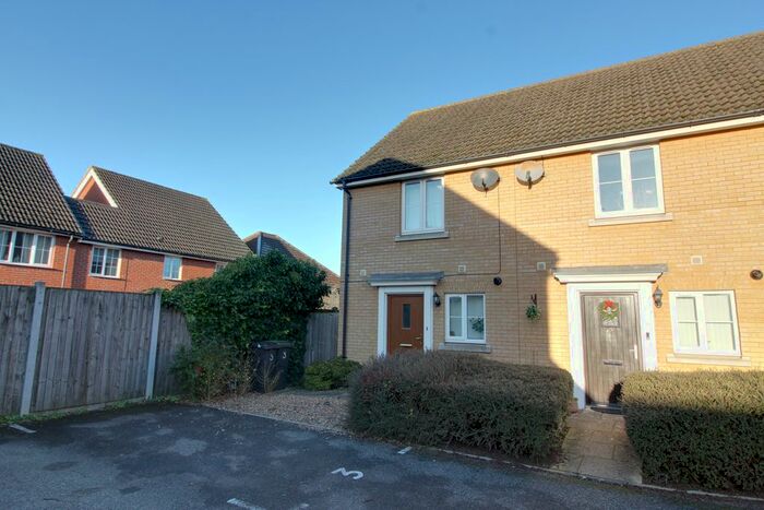 2 Bedroom End Of Terrace House To Rent In Bullfinch Close, Stowmarket IP14