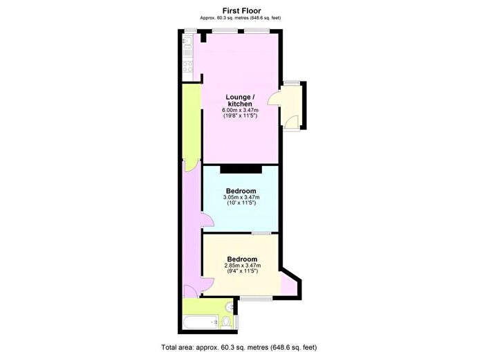 2 Bedroom Apartment To Rent In The Village, London, SE7
