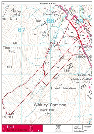 Land To Rent In Land At Far Town, Slaggyford, Alston, CA9