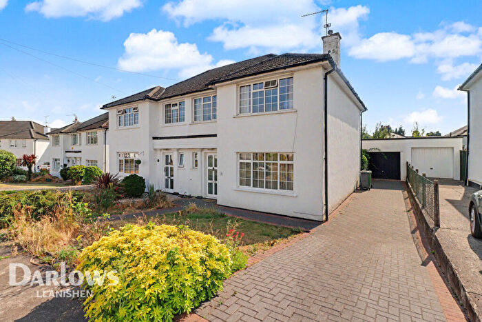 3 Bedroom Semi-Detached House For Sale In Old Vicarage Close, Cardiff, CF14