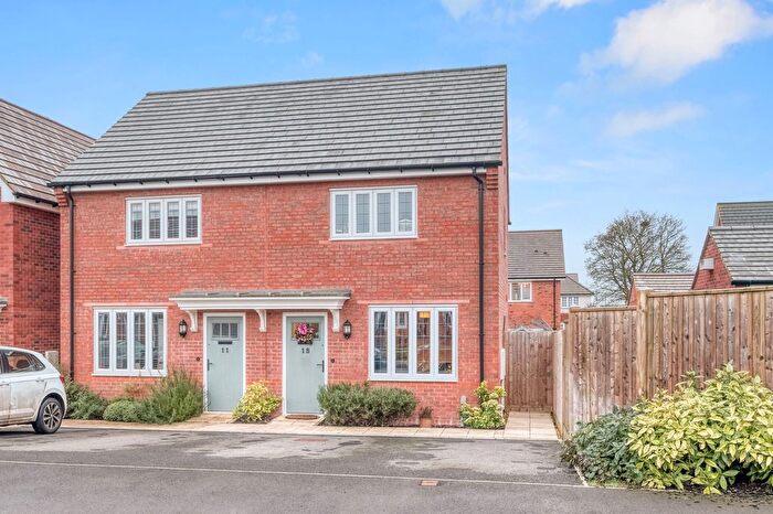 2 Bedroom Semi-Detached House For Sale In Payne Drive, Alcester, Warwickshire, B49