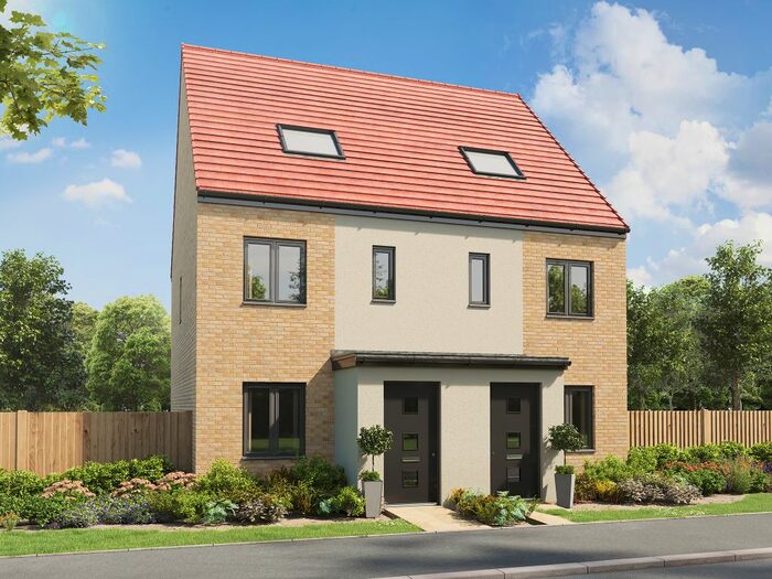 3 Bedroom Terraced House For Sale In "The Braunton" At Station Road, Kenton Bank Foot, Newcastle Upon Tyne, NE13