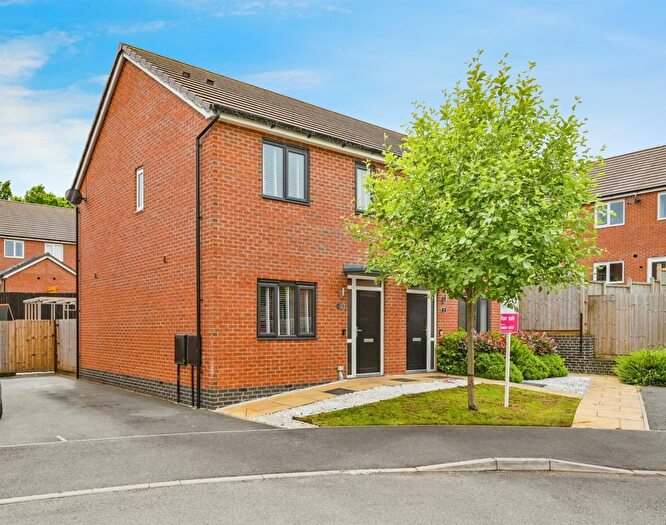 2 Bedroom Semi-Detached House For Sale In Dexter Drive, Bramshall, Uttoxeter, ST14