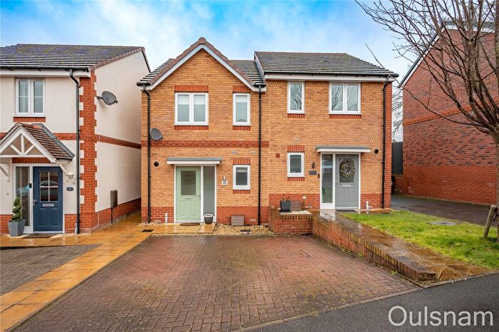 2 Bedroom Semi-Detached House For Sale In Brook Meadow, Wychbold, Droitwich, Worcestershire, WR9