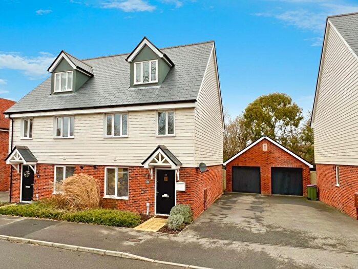3 Bedroom Semi-Detached House For Sale In St. Katherines Crescent, Sellindge, Ashford, TN25