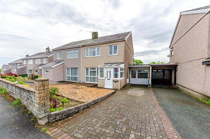 3 Bedroom Semi Detached House For Sale In Minffordd, Llanrug, Caernarfon, Gwynedd, LL55