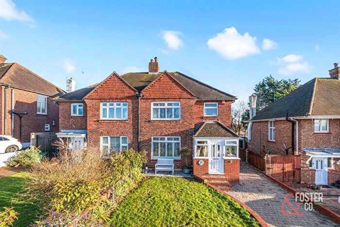 3 Bedroom Semi-Detached House For Sale In King George Vi Drive, Hove, BN3