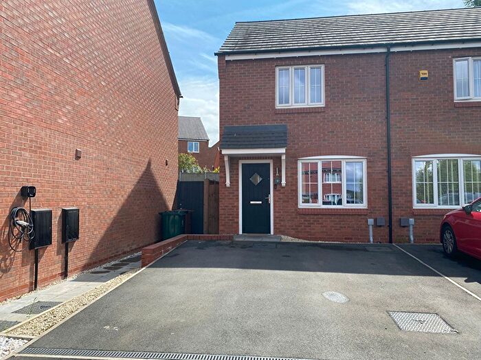 2 Bedroom Semi-Detached House For Sale In Crampton Close, Midway, Swadlincote, Derbyshire, DE11