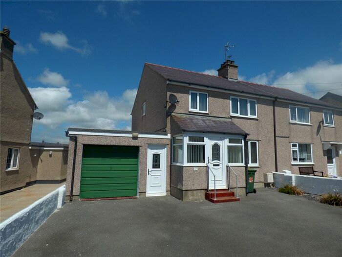 3 Bedroom Semi-Detached House For Sale In Bron Y Graig, Bodedern, Caergybi, Bron Y Graig, LL65