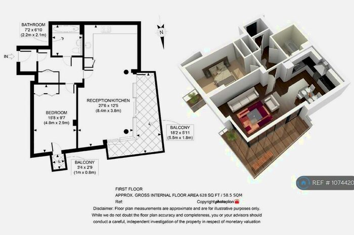 1 Bedroom Flat To Rent In Richmond Road, London, E8
