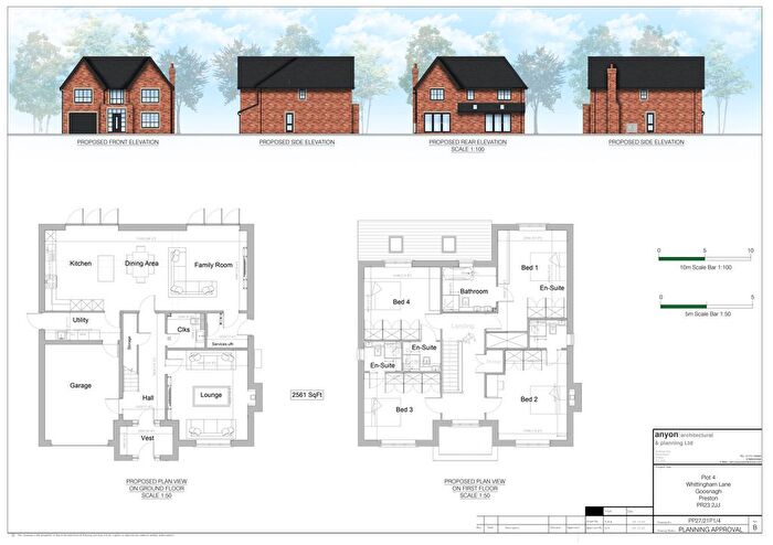 4 Bedroom Detached House For Sale In Plot, Whittingham Lane, Preston, PR3