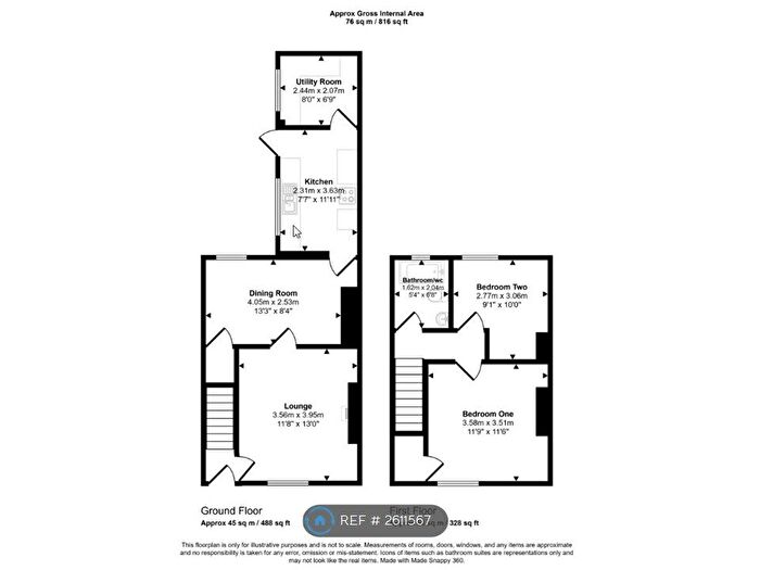 2 Bedroom Terraced House To Rent In Sycamore Terrace, Stanley, DH9