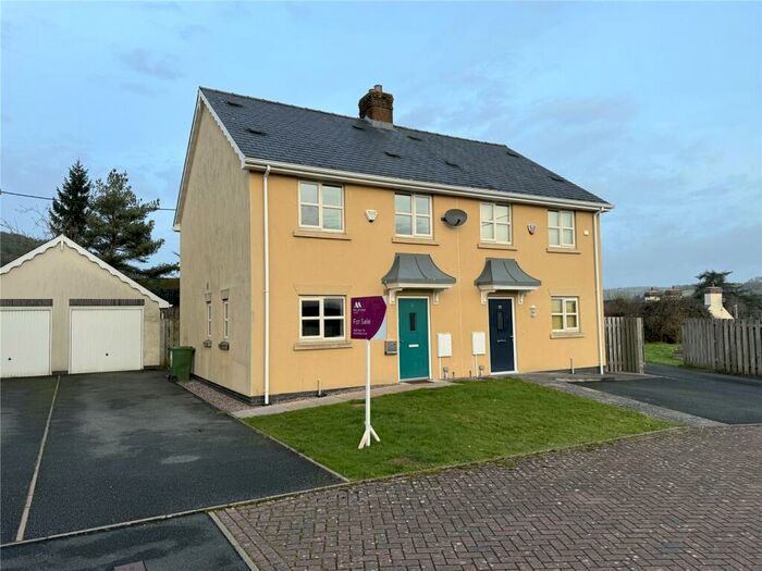 3 Bedroom Semi Detached House For Sale In Llys Meillion, Llyswen, Brecon, Powys, LD3