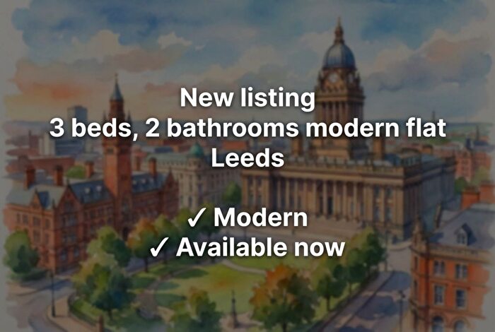 3 Bedroom Flat To Rent In Lawson Wood Drive, Meanwood, Leeds, LS6