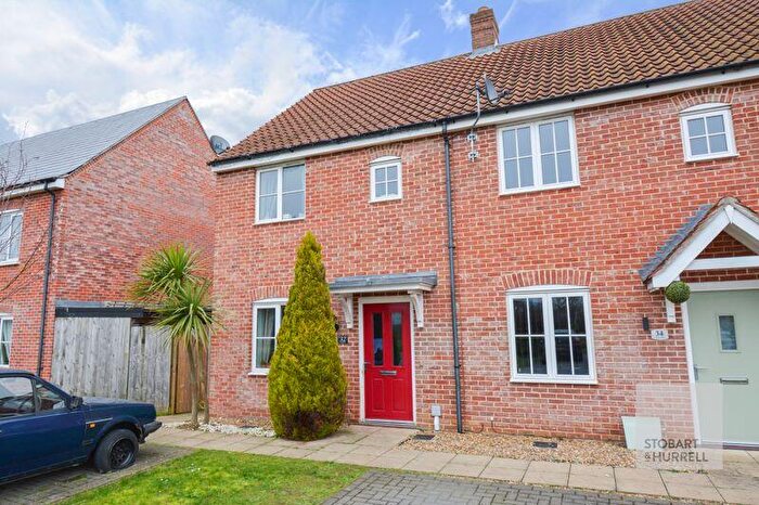 2 Bedroom Semi-Detached House For Sale In Loynes Drive, Wroxham, Norfolk, NR12