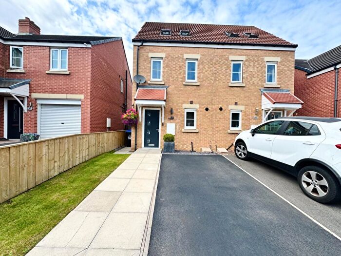 3 Bedroom Semi-Detached House For Sale In Whitehouse Court, Easington Village, Peterlee, County Durham, SR8