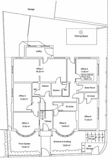 6 Bedroom Office To Rent In Hibernia Road, Hounslow, TW3