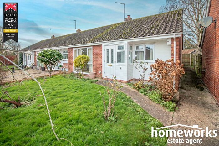 2 Bedroom Terraced Bungalow For Sale In Elm Close, North Elmham, Dereham, NR20