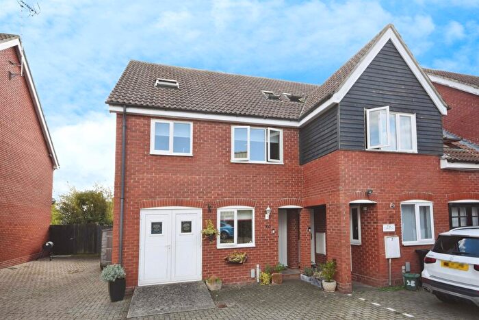3 Bedroom Semi-Detached House For Sale In Priors Way, Coggeshall, Colchester, CO6