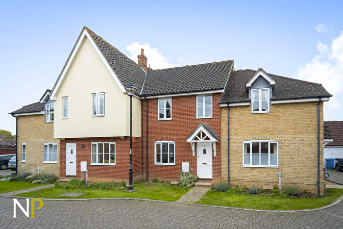 3 Bedroom Terraced House For Sale In Willow Close, Sudbury, Suffolk, CO10