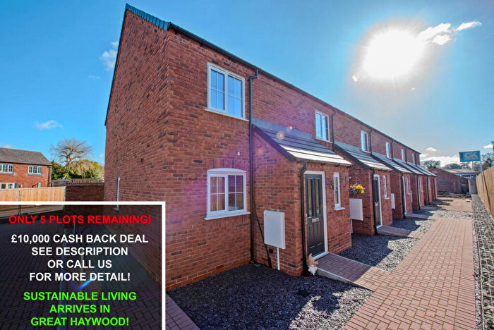 3 Bedroom Town House For Sale In Haywood Terrace, Main Road, Great Haywood, Staffordshire, ST18