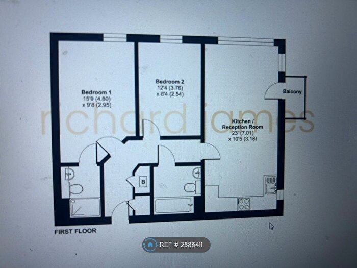 2 Bedroom Flat To Rent In Water Lily Court, Swindon, SN1