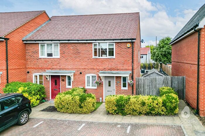 2 Bedroom Semi Detached House For Sale In Tabby Drive, Three Mile Cross, RG7