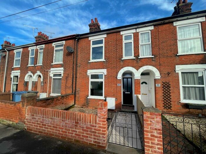 3 Bedroom Terraced House To Rent In Darwin Road, Ipswich, Suffolk, IP4