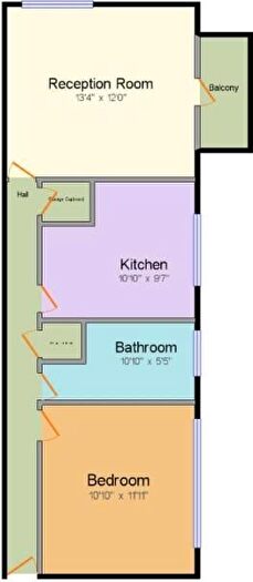 1 Bedroom Property To Rent In Eckington House, Fladbury Road, London, N15