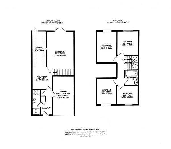 4 Bedroom Terraced House To Rent In Hunters Way, Croydon, CR0
