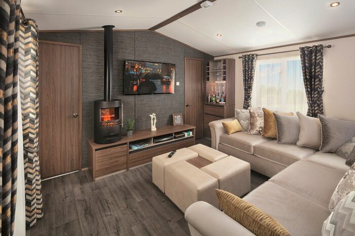 2 Bedroom Mobile/park Home For Sale In Brokerswood, Westbury, Wiltshire, BA13