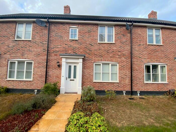 3 Bedroom Terraced House To Rent In Thacker Close, Bramford, Ipswich, Suffolk, IP8
