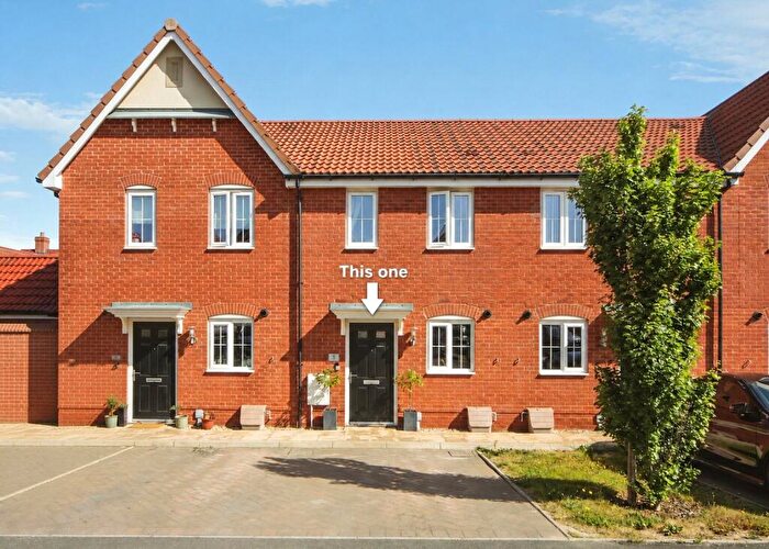 2 Bedroom Terraced House For Sale In Rubin Close, Bury St. Edmunds, Suffolk, IP32